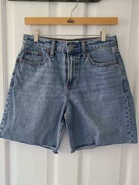 Abercrombie & Fitch Curve Love Jean Shorts